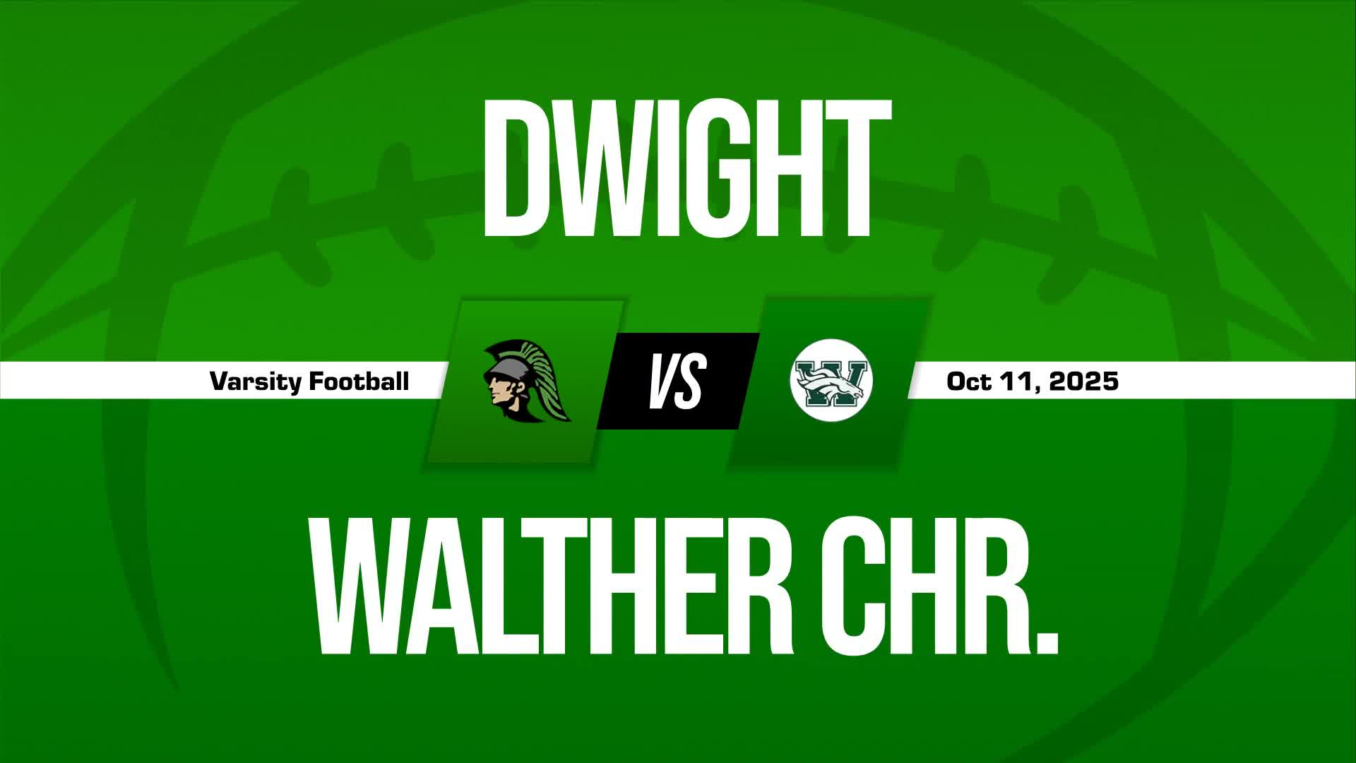 Football Recap: Dwight Skates Past Clifton Central with Ease