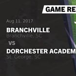 Football Game Preview: Branchville vs. Charleston Math & Science