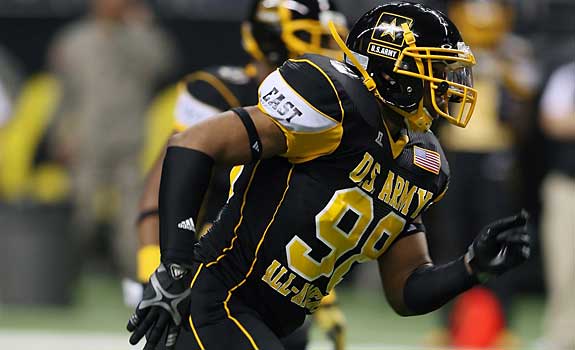 Stephon Tuitt flip-flopped between Notre Dame and Georgia Tech before ultimately deciding on the Fighting Irish.
