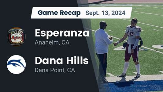 Football Recap: Esperanza Takes a Loss