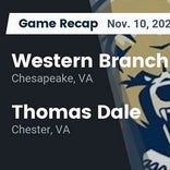 Football Game Recap: Thomas Dale Knights vs. Western Branch Bruins