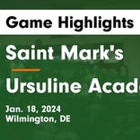 Ursuline Academy picks up seventh straight win at home