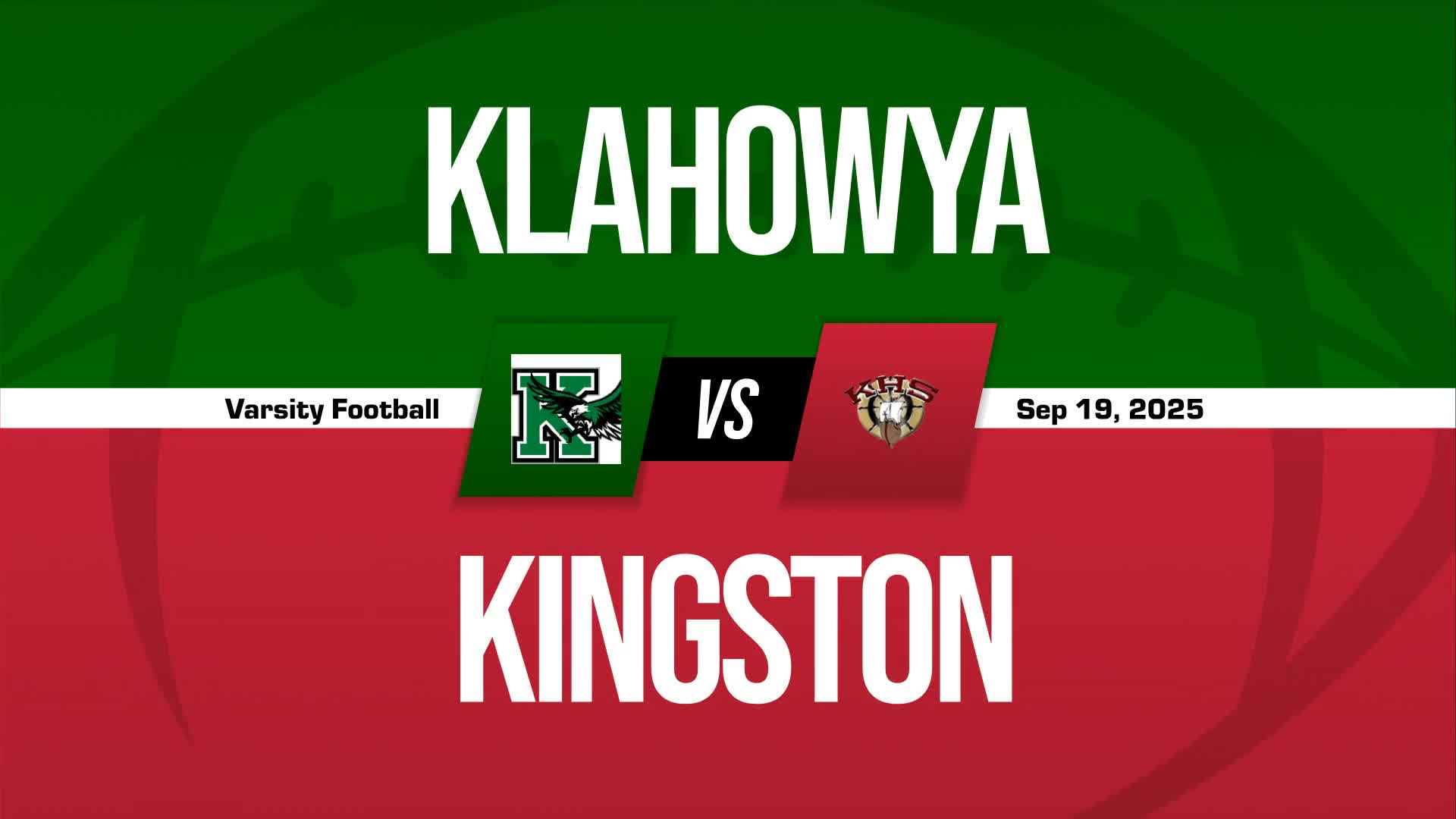 Football Recap: Kingston Takes a Loss