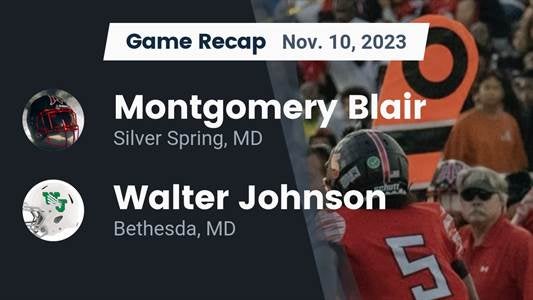 Blair vs. Walter Johnson