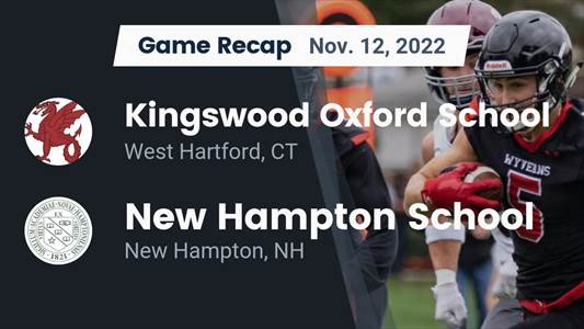 Football Game Preview: New Hampton School Huskies vs. Kingswood Oxford Wyverns