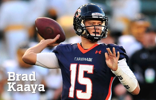 Brad Kaaya had a spectacular prep career at Chaminade and is now at Miami (FL).