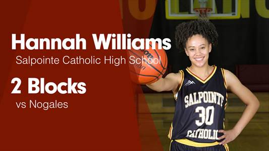 Hannah Williams Game Report: @ Sahuaro