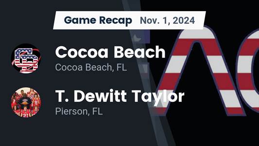 Football Recap: Taylor Has No Trouble Against Father Lopez