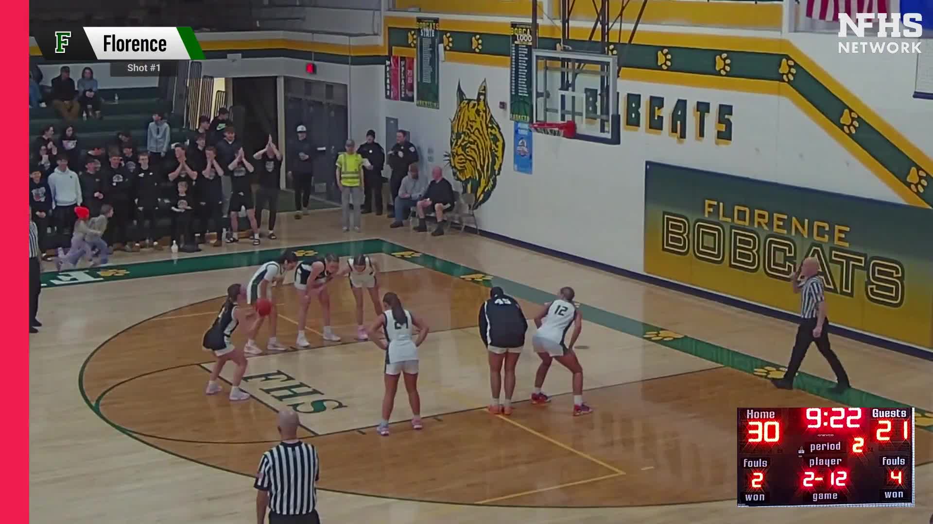 Basketball Recap: Florence's  Win  on Saturday Extends Winning Streak to Seven + How To Watch