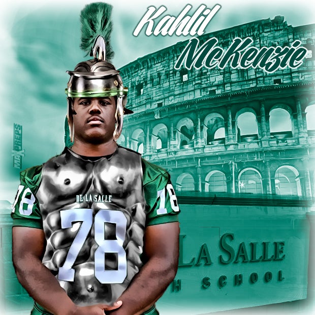 Kahlil McKenzie made a titanic impact in his first season at De La Salle.
