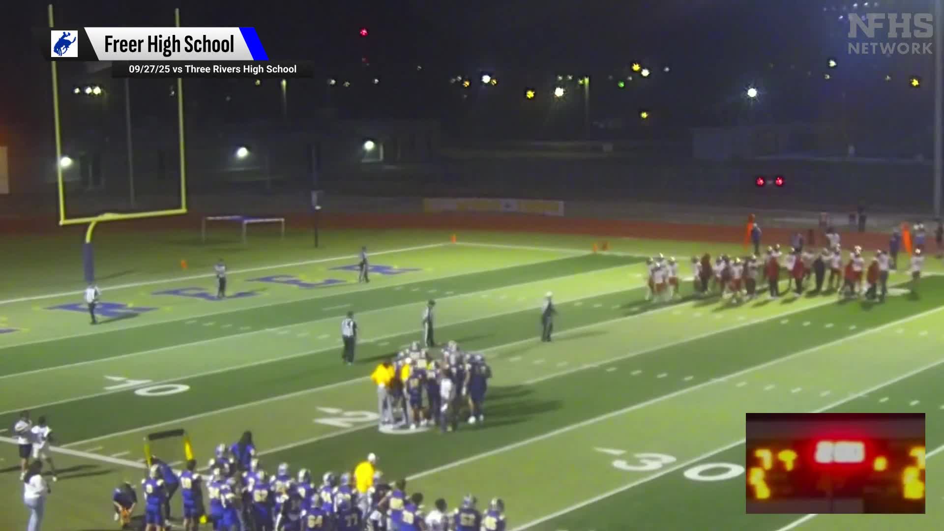 Football Recap: Freer Takes a Loss