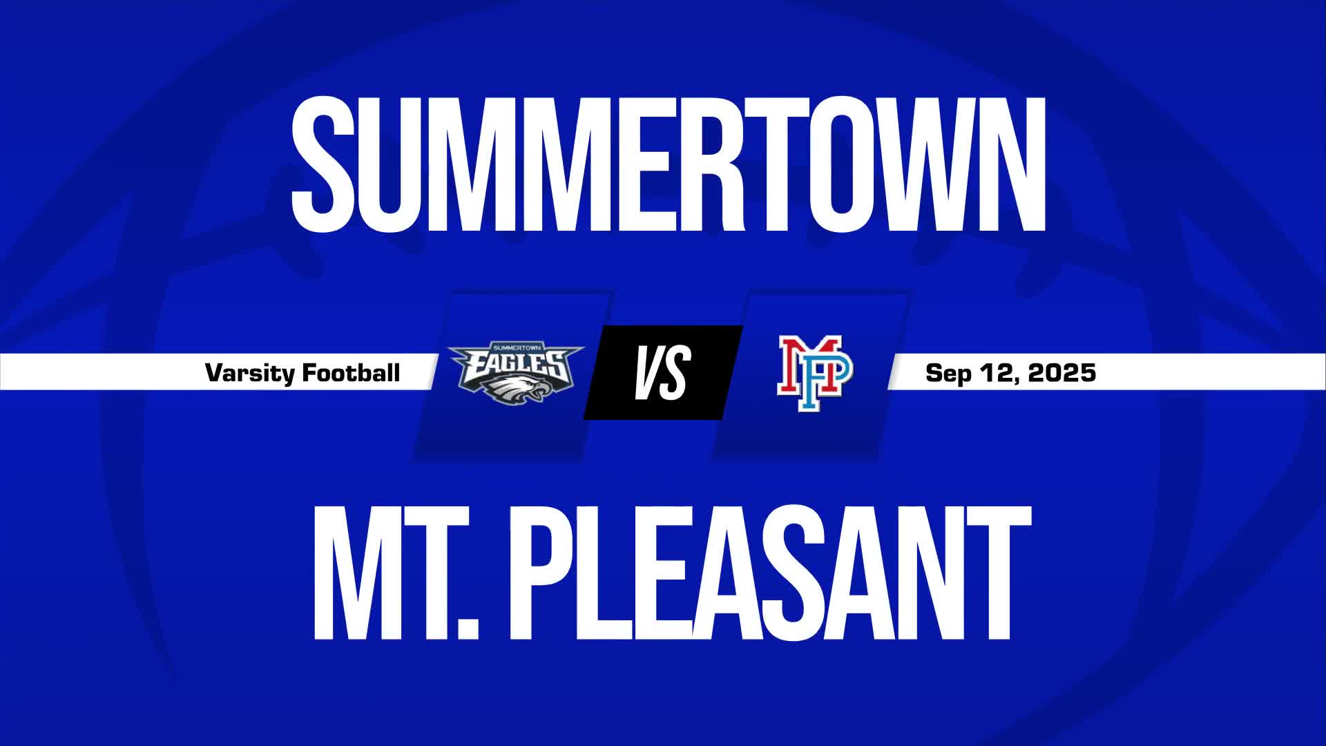Football Recap: Mt. Pleasant Piles Up the Points Against Riversi