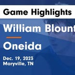 Basketball Game Recap: Oneida Indians vs. William Blount Governors