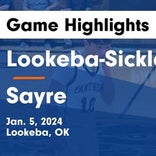 Sayre piles up the points against Lookeba-Sickles