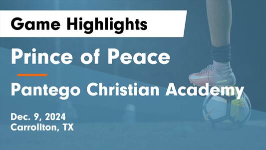 Soccer Recap: Pantego Christian Falls to Prince of Peace in First Game of Season