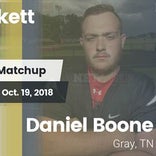 Football Game Recap: David Crockett vs. Daniel Boone