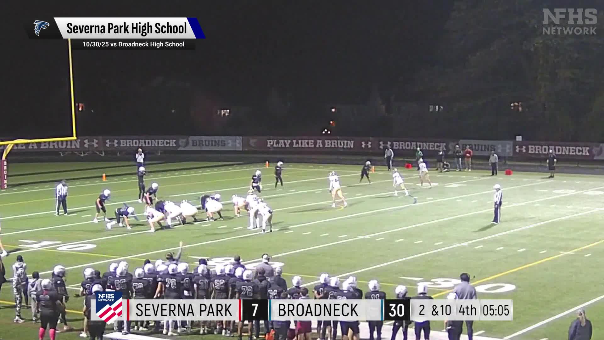 Football Recap: Severna Park Picks Up Eighth Straight Win at Home