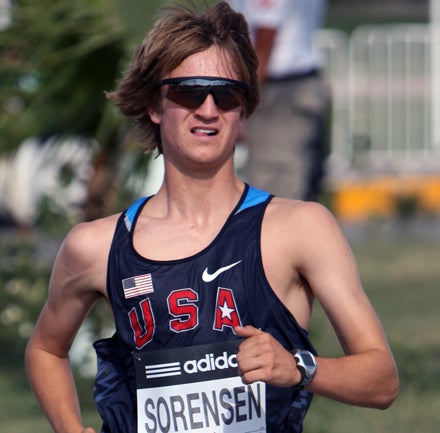 Tyler Sorensen has a lot going on. He's secured a scholarship to Stanford. He's qualified for the Olympic Trials later this week. And he's secured a spot on the Junior World Team that will compete next month in Barcelona, Spain. Not bad for a walker.