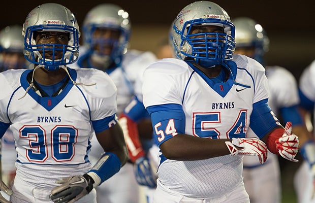 Byrnes moved into the South rankings this week after a 63-34 win over Boiling Springs.