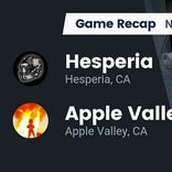 Football Game Recap: Apple Valley Sun Devils vs. Hesperia Scorpions