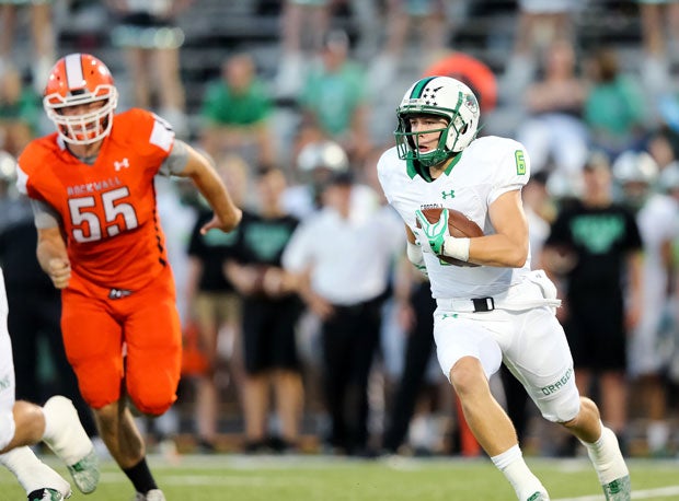 Carroll wideout Cade Bell leads the Dragons into battle against Trinity.