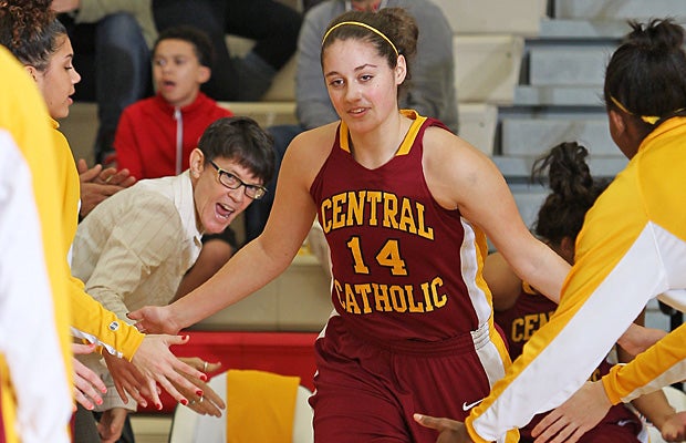 Allie Cichoke and Central Catholic moved into the top 20 this week with a 21-3 overall record.