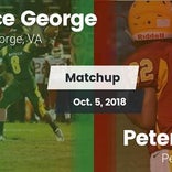 Football Game Recap: Prince George vs. Petersburg