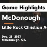 Little Rock Christian Academy vs. McDonough