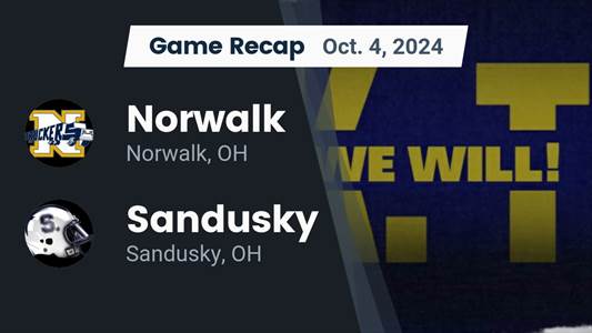 Football Recap: Sandusky Skates Past Norwalk with Ease