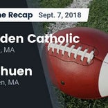 Football Game Recap: Malden Catholic vs. Masconomet Regional