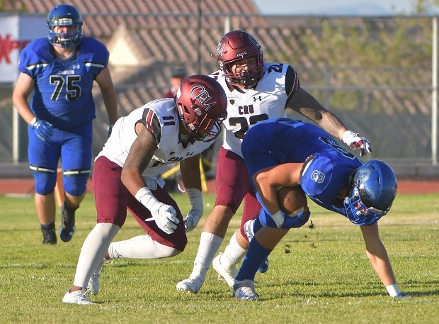 Ma'a Gaoteote (11) transferred to IMG Academy in January and announced Tuesday he will play in the 2021 Polynesian Bowl.