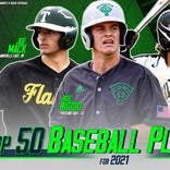 Top 50 high school baseball players in the Class of 2021