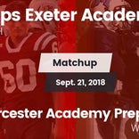 Football Game Recap: Phillips Exeter Academy vs. Worcester Acade