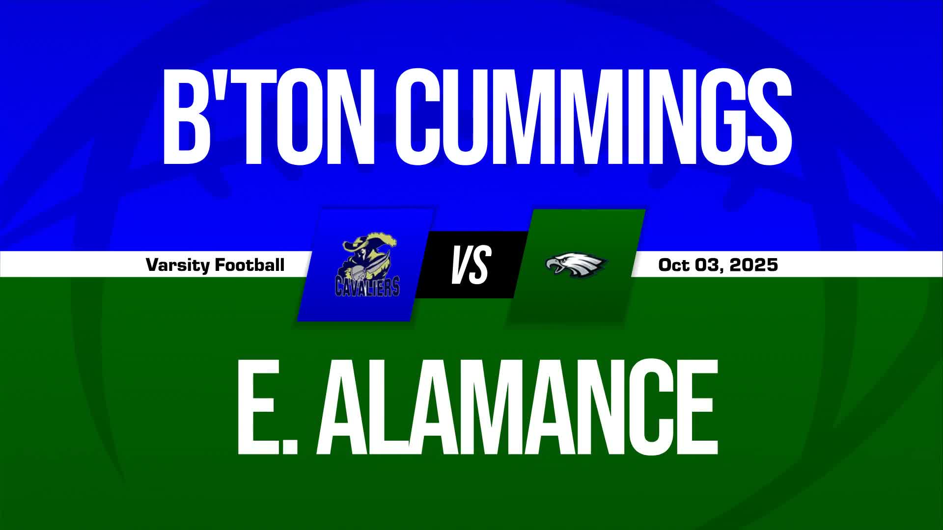 Football Game Preview: Cummings Cavaliers vs. Person Rockets
