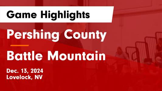 Basketball Game Preview: Pershing County Mustangs vs. Sierra Lut