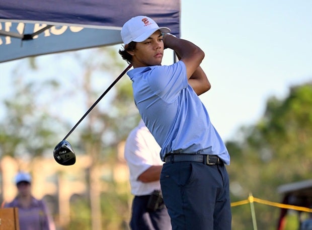 Charlie Woods helped Benjamin to its second Florida 1A golf title in three years on Saturday. The son of Tiger Woods fired a 68 on Saturday as the Buccaneers won the team title by five strokes. (FILE PHOTO: Mark Fletcher)