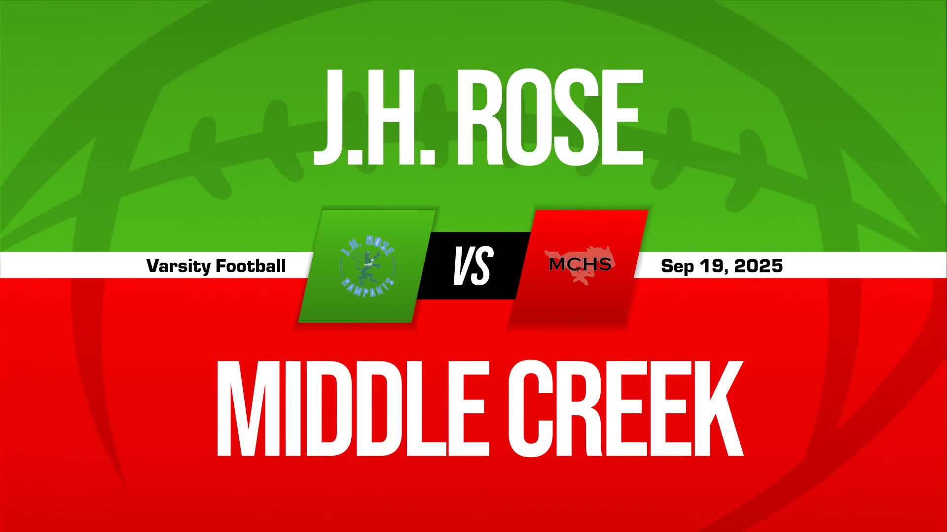 Football Game Preview: J.H. Rose Rampants vs. New Bern Bears + How To Watch