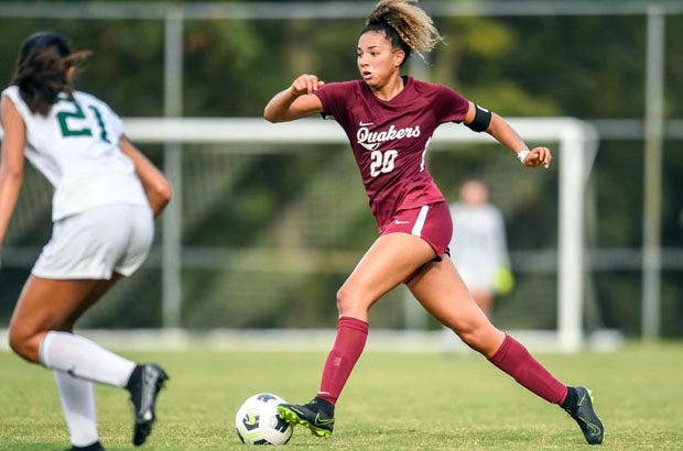 Kiki Rice scored almost 100 goals in her three seasons at Sidwell Friends. 