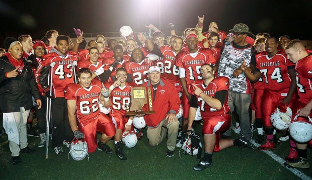 Moments after Southport won its sectional championship game last season.