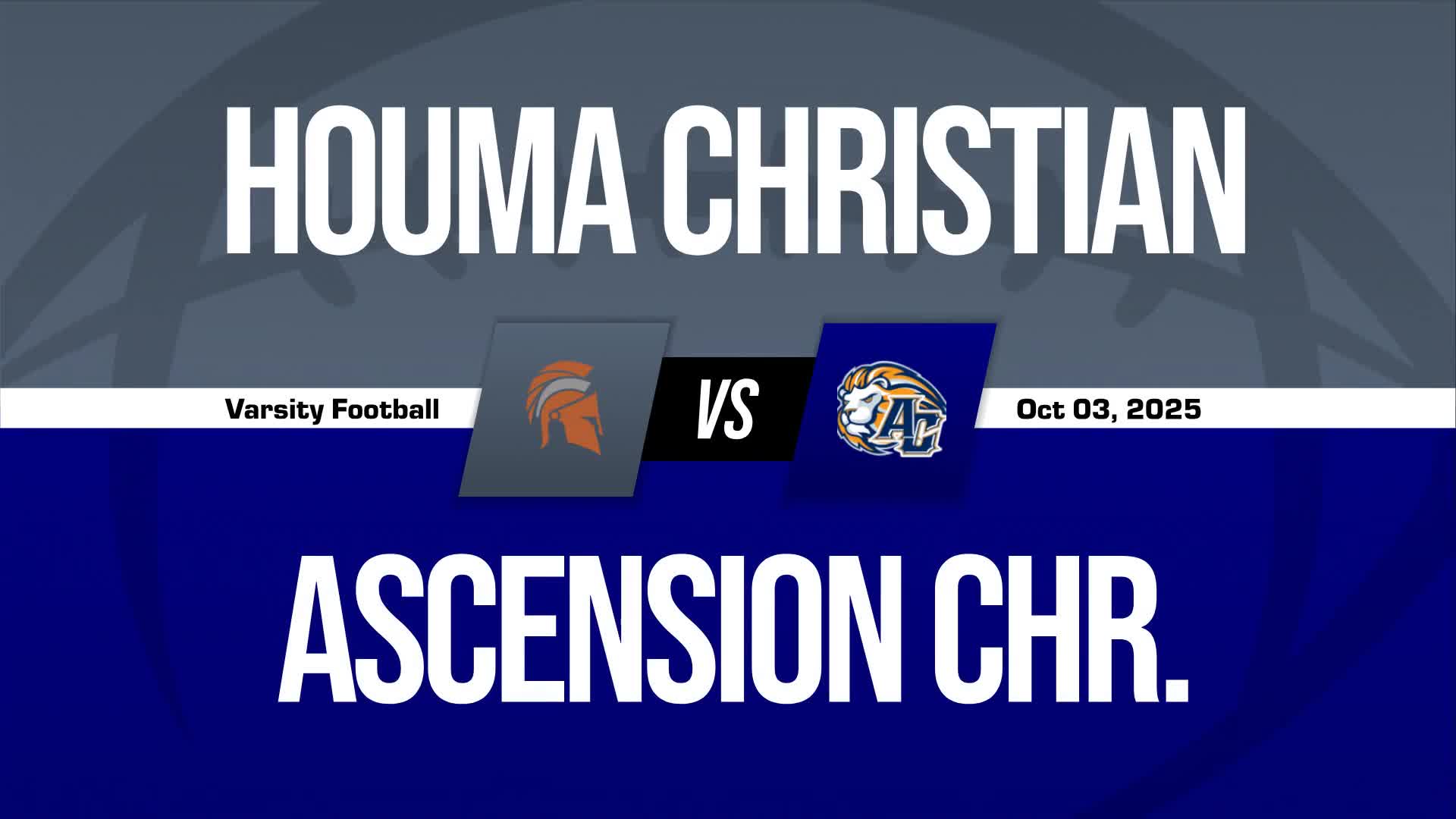 Football Game Preview: Houma Christian Warriors vs. Franklin Hornets