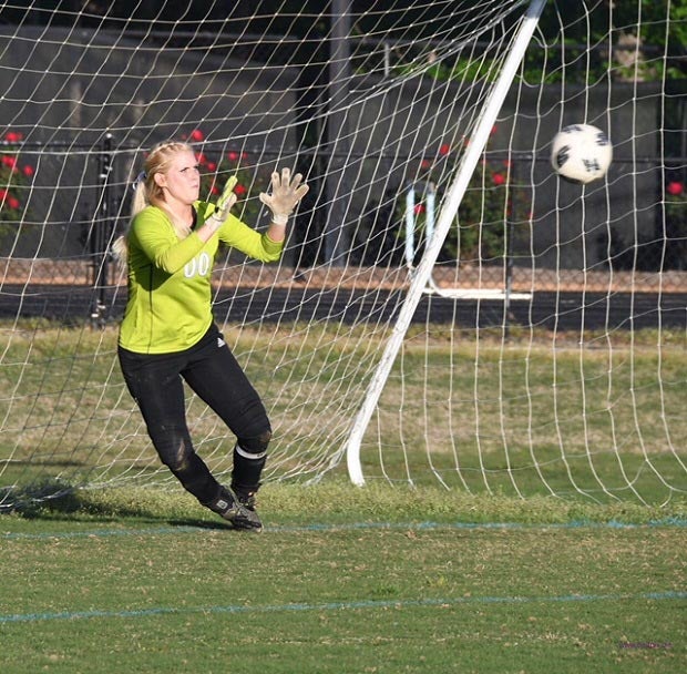 Bailey Frick switched form softball to soccer in her junior year and, with her father's coaching, became a standout goalie for North Stanly.