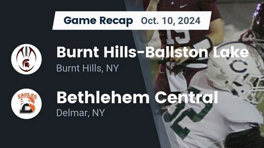 Football Recap: Bethlehem Central Comes Up Short