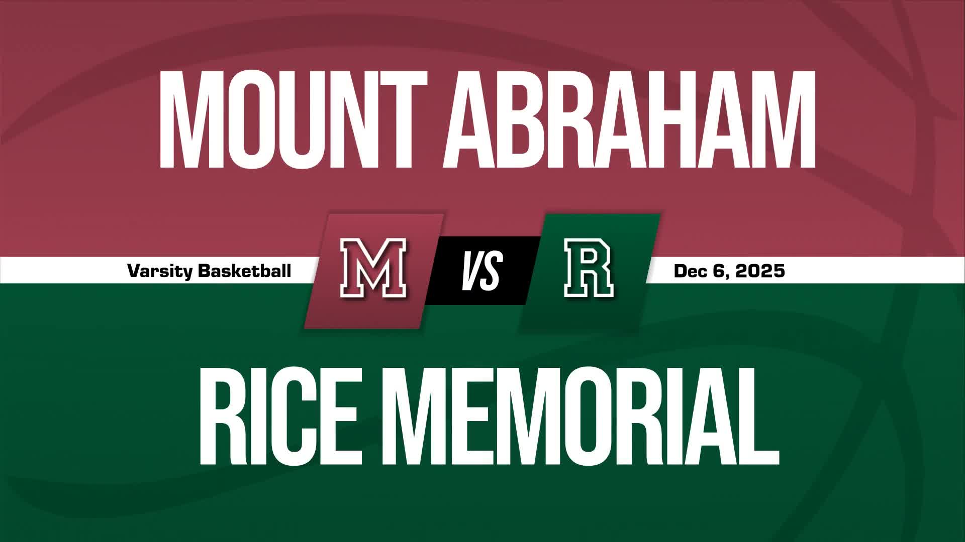 Basketball Recap: Mt. Abraham Falls to Rice Memorial in First Game of Season