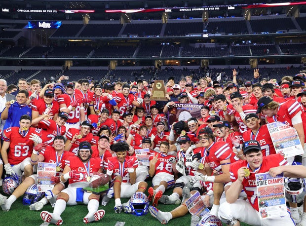 Westlake celebrates its third straight state title and 40th consecutive win overall.