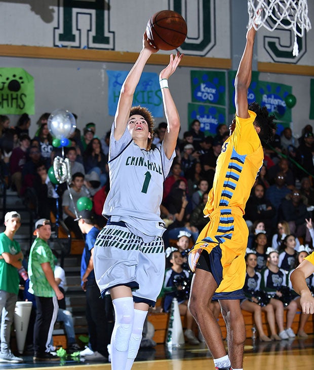 LaMelo Ball made 37 of 61 shots and scored 41 points in the fourth quarter en route to his 92-point outburst in Chino Hills' 146-123 victory over Los Osos. 