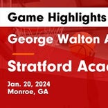 Stratford Academy piles up the points against Mount de Sales Academy