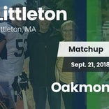 Football Game Recap: Oakmont Regional vs. Littleton
