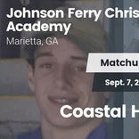 Football Game Recap: Johnson Ferry Christian Academy vs. Coastal