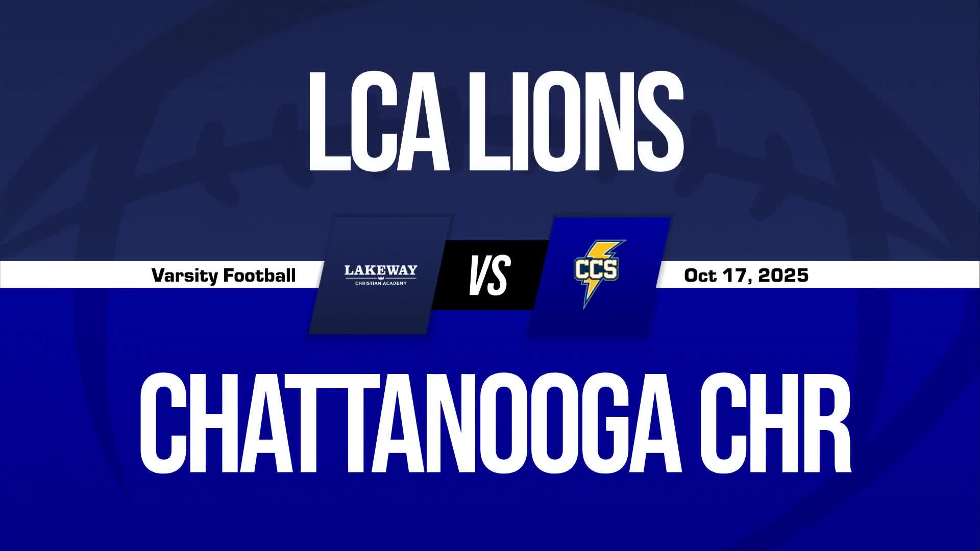 Football Game Preview: Chattanooga Christian Chargers vs. Webb Spartans + Official Tickets