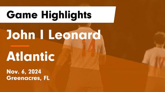 Soccer Recap: Atlantic Triumphs